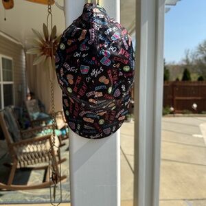 Mitchell & Ness Black Cap with Red Script Label